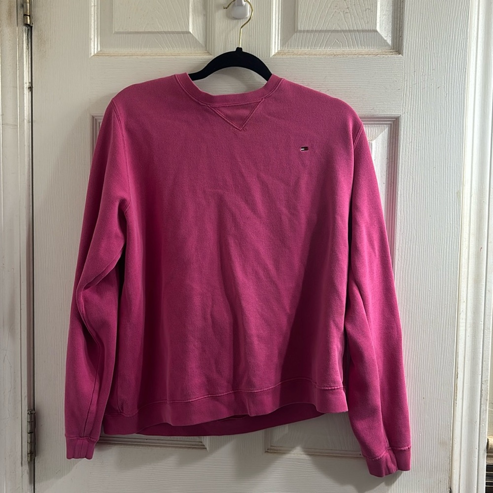 Tommy Hilfiger pink crew neck